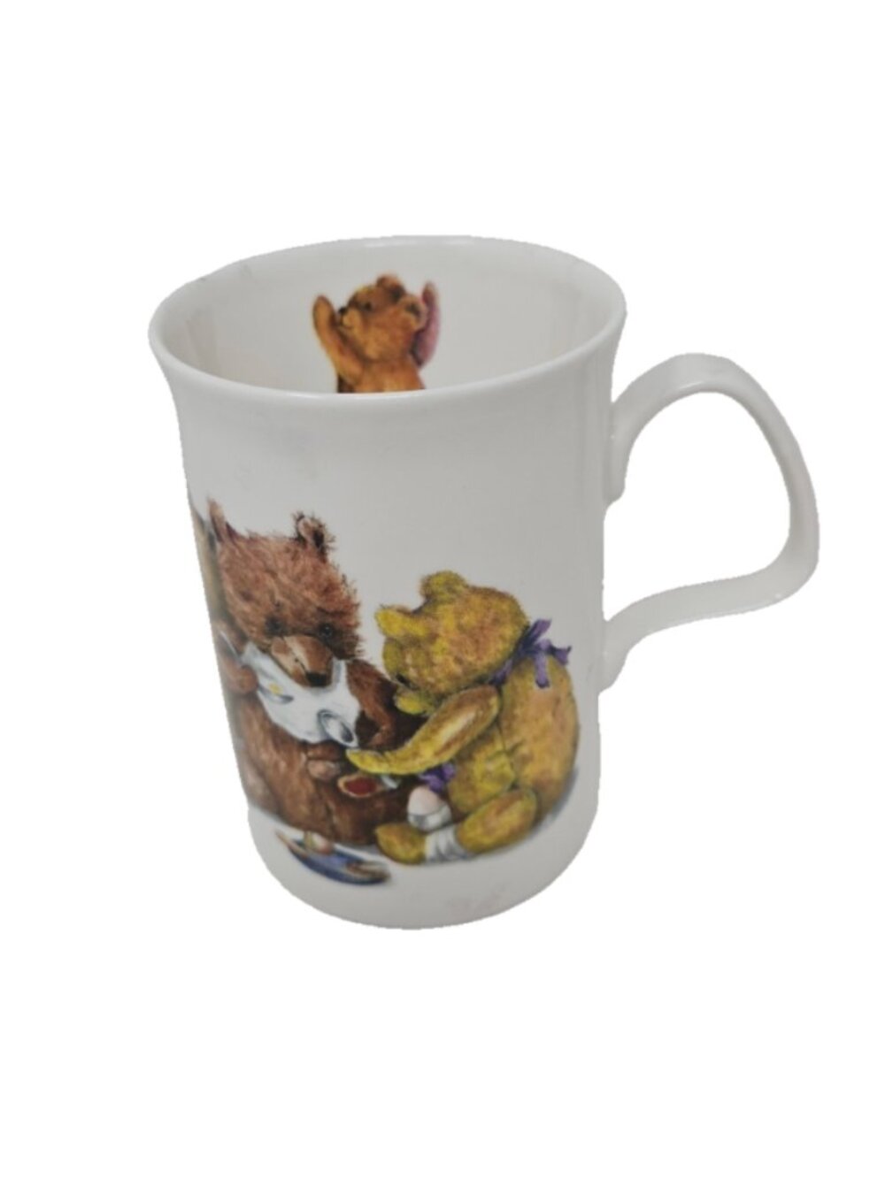 Vintage 1992 Karen Buckley Roy Kirkham Teddy Bear Coffee Mug Bone China England